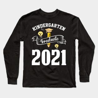 kindergarten graduate 2021 Long Sleeve T-Shirt